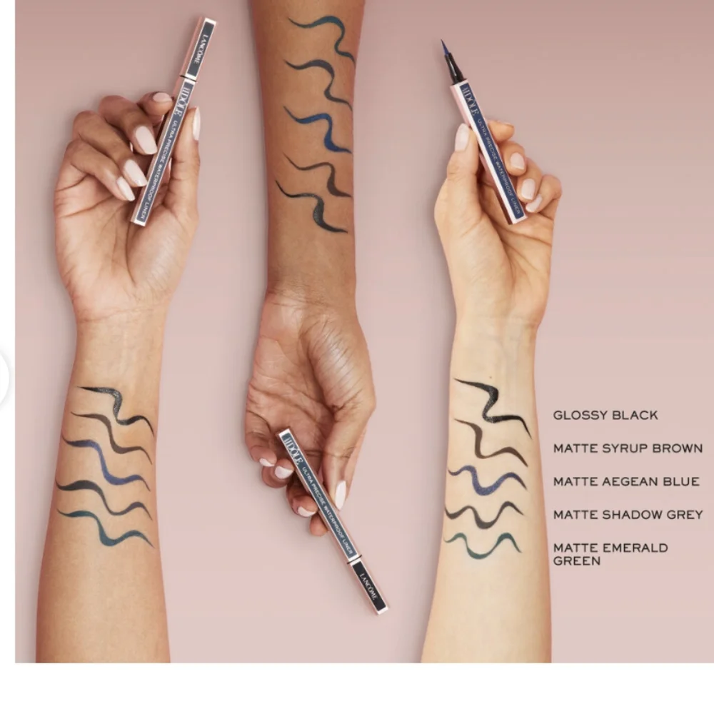 03 Aegean Blue Idole Ultra-Precise Felt Tip Waterproof Liquid Eyeliner Lancome